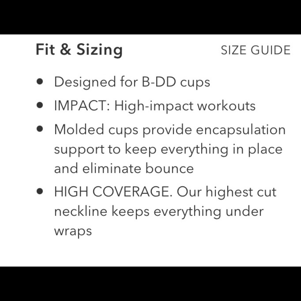 Set of 2 ATHLETA Advance bras 36D - Picture 7 of 7